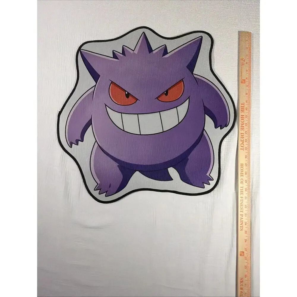 New Gengar Pokémon Area Rug Floor Mat | Non-Slip Backing | Approx. 23” x 23”